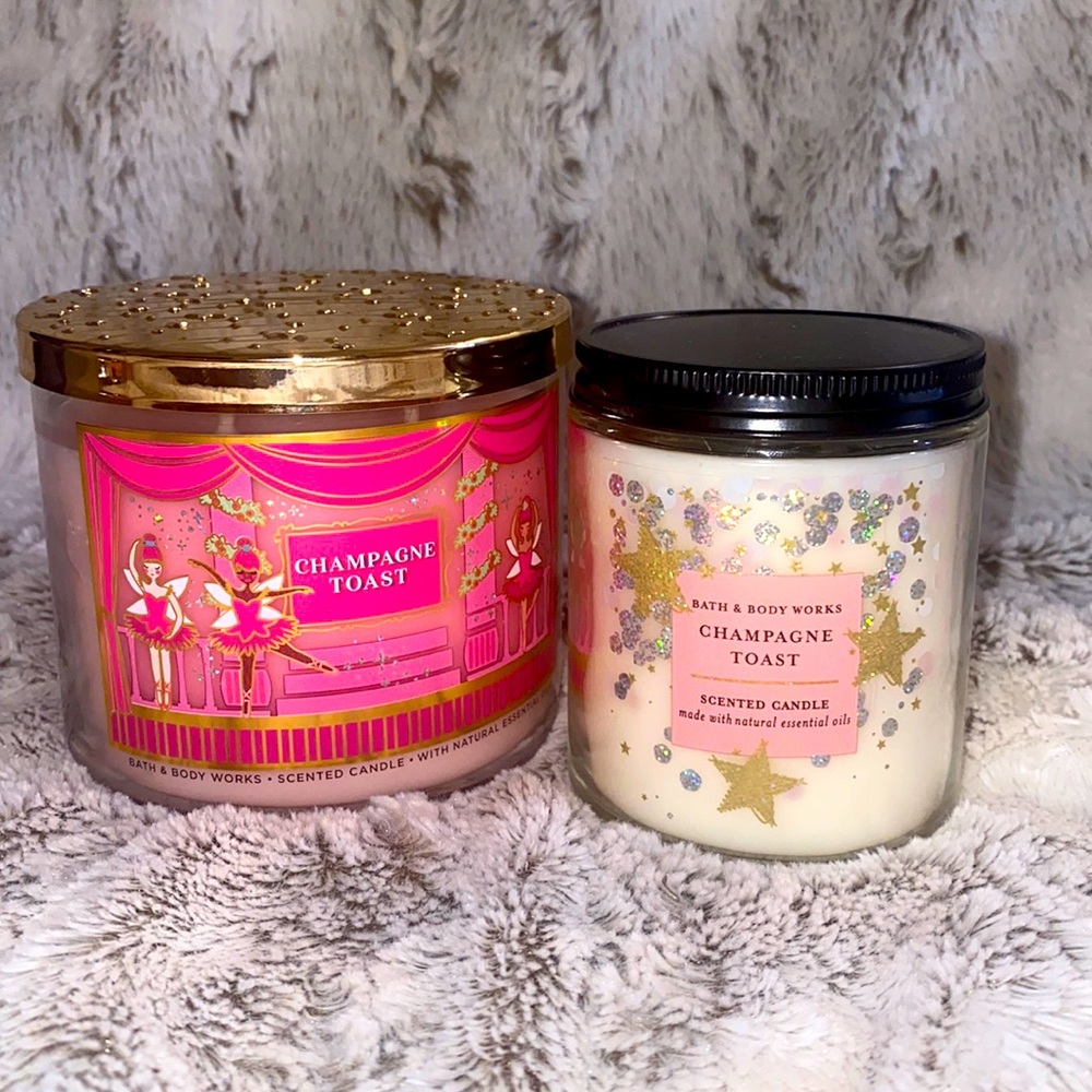 Bath & Body Works Champagne Toast Candles